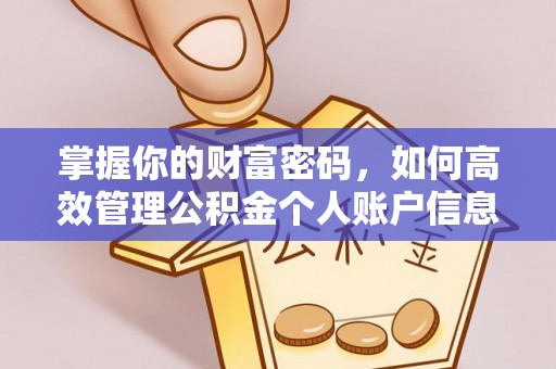 鄄城掌握你的财富密码，如何高效管理公积金个人账户信息
