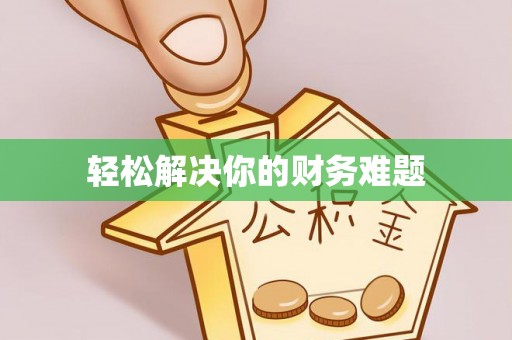 鄄城轻松解决你的财务难题