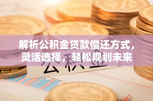 鄄城解析公积金贷款偿还方式，灵活选择，轻松规划未来