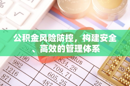 鄄城公积金风险防控，构建安全、高效的管理体系