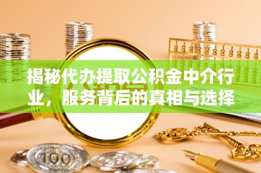 鄄城揭秘代办提取公积金中介行业，服务背后的真相与选择指南
