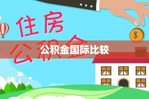 鄄城公积金国际比较
