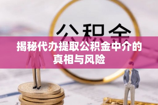 鄄城揭秘代办提取公积金中介的真相与风险