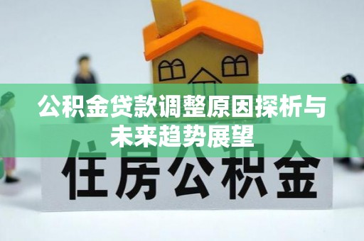 鄄城公积金贷款调整原因探析与未来趋势展望