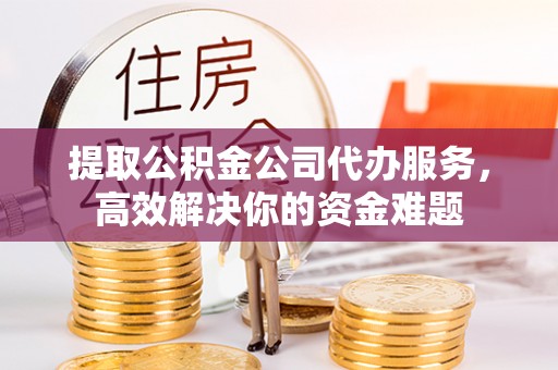 鄄城提取公积金公司代办服务，高效解决你的资金难题