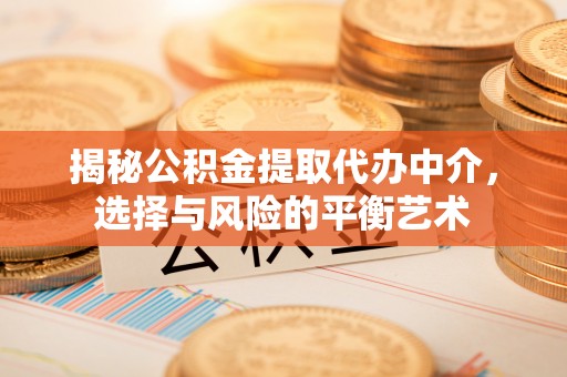 鄄城揭秘公积金提取代办中介，选择与风险的平衡艺术