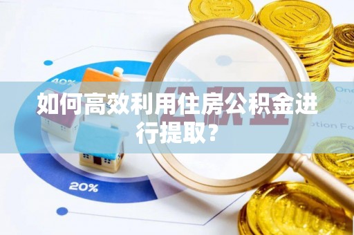 鄄城如何高效利用住房公积金进行提取？